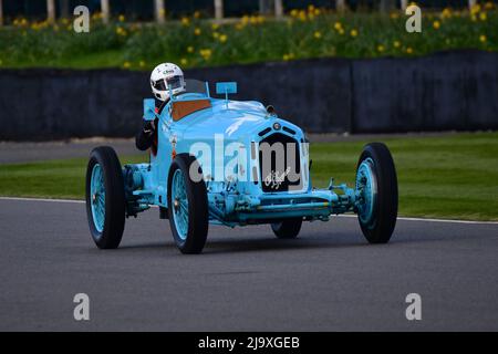 Patrick Blakeney-Edwards, Alfa Romeo 8C 2300 Monza, Trofeo Varzi, un evento di venticinque minuti a pilota singolo per vetture da corsa storiche che avrebbero la r Foto Stock