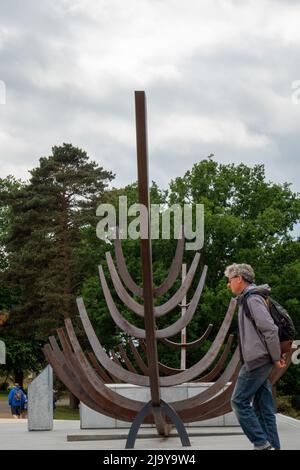 Spedisci scultura Sutton Hoo Foto Stock