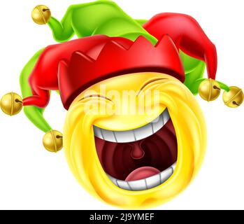 Court Jester Joker Fool Cartoon Emoticon Illustrazione Vettoriale