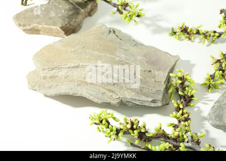 Composizione con podio per il vostro design e la pubblicità Foto Stock