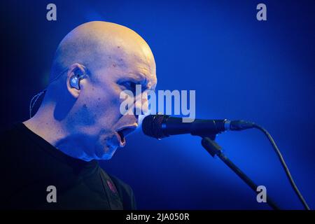 Trondheim, Norvegia. 20th, maggio 2022. Il cantante, cantautore e musicista canadese Devin Townsend suona un concerto dal vivo al Trondheim Spektrum di Trondheim. (Photo credit: Gonzales Photo - Tor Atle Kleven). Foto Stock