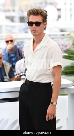 Austin Butler partecipa alla fotocellula Elvis durante il Festival del Cinema di Cannes 75th a Cannes, Francia. Data immagine: Giovedì 26 maggio 2022. Foto Stock