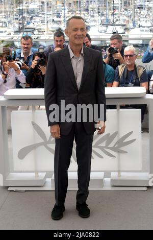 75th Festival del film di Cannes 2022, film fotografico "Elvis". Nella foto: Tom Hanks Foto Stock