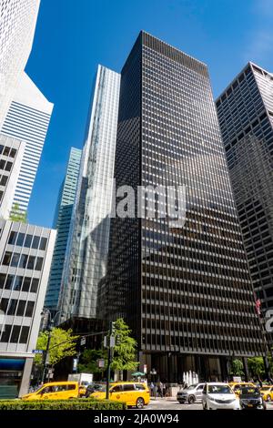 Seagram Building, 375 Park Avenue, New York Foto Stock