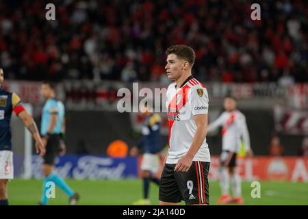 Julian Alvarez sulla squadra di River Plate Foto Stock