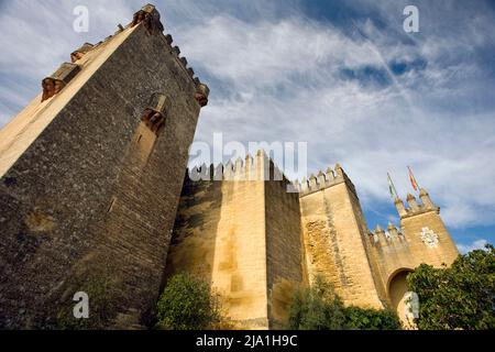 Castello di Almodovar vicino Cordoba Spagna H Foto Stock