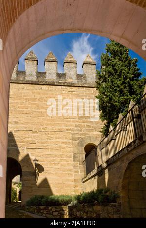 Castello di Almodovar vicino a Cordoba Spagna V Foto Stock