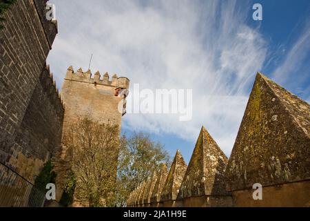 Castello di Almodovar vicino Cordoba Spagna H Foto Stock