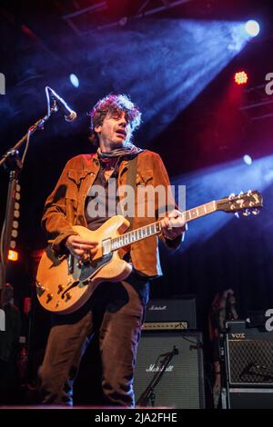 Londra, Inghilterra, 26th maggio 2022, Carl Barât, Gary Powell, Anthony Rossomando & Jamie Reynolds prendono il palco per celebrare 16 anni dall'album originale, Nigel R Glasgow/Alamy Live News Foto Stock