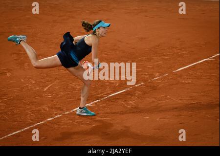 Parigi, Francia. 26 maggio 2022, Alize Cornet di Francia durante il giorno cinque di Roland Garros il 26 maggio 2022 a Parigi, Francia. Foto di Laurent Zabulon/ABACAPRESS.COM Foto Stock