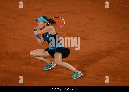 Parigi, Francia. 26 maggio 2022, Alize Cornet di Francia durante il giorno cinque di Roland Garros il 26 maggio 2022 a Parigi, Francia. Foto di Laurent Zabulon/ABACAPRESS.COM Foto Stock