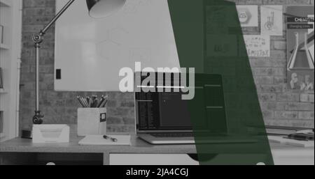 Immagine del trattamento dei dati in ufficio Foto Stock