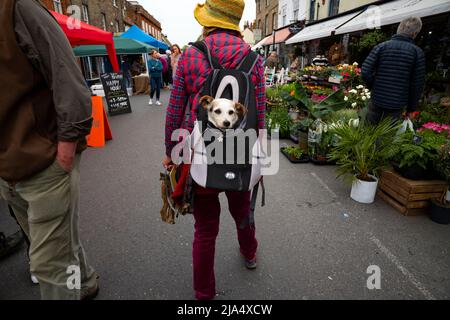 Bungay Suffolk Inghilterra Garden Street Market 15 maggio 2022 Foto Stock