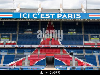 Lo stadio Parc des Princes di Parigi (Francia) Foto Stock