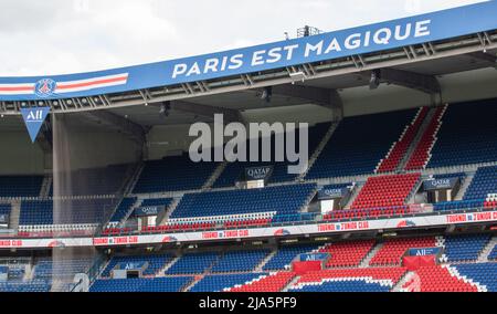 Lo stadio Parc des Princes di Parigi (Francia) Foto Stock