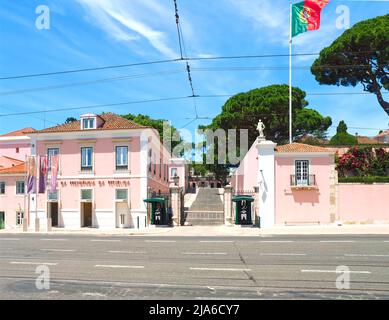 All'interno del museo della presidenza della repubblica a Belem, Lisbona, Portogallo Foto Stock