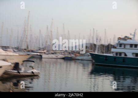 27 maggio 2022, Cannes, Costa Azzurra, Francia: Killian Paris Kool Yacht Party durante l'annuale Festival del Cinema di Cannes 75th (Credit Image: © Mickael Chavet/ZUMA Press Wire) Foto Stock