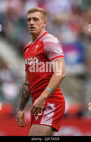 Twickenham, Regno Unito. 28th maggio 2022. Cole Swannack del Galles, durante la partita a Twickenham, Regno Unito, il 5/28/2022. (Foto di Mike Jones/News Images/Sipa USA) Credit: Sipa USA/Alamy Live News Foto Stock