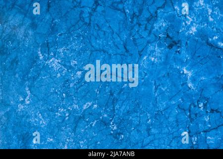 Blu superficie marmo o granito pietra astratta disegno bagno texture sfondo. Foto Stock