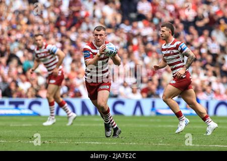 Londra, Regno Unito. 28th maggio 2022. Harry Smith #16 di Wigan Warriors durante la partita a Londra, Regno Unito il 5/28/2022. (Foto di Mark Cosgrove/News Images/Sipa USA) Credit: Sipa USA/Alamy Live News Foto Stock