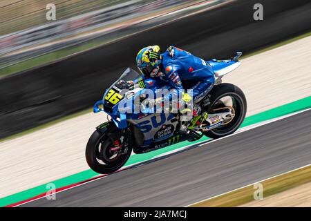 In MotoGP durante la classifica MotoGP™ FP1, MotoGP d'Italia - al Mugello Circuit il 27 maggio 2022 a Scarperia, Italia. Foto Stock