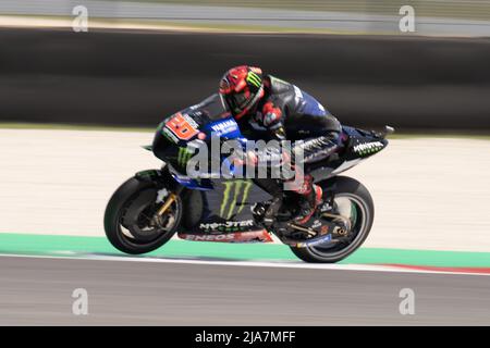 In MotoGP durante la classifica MotoGP™ FP1, MotoGP d'Italia - al Mugello Circuit il 27 maggio 2022 a Scarperia, Italia. Foto Stock