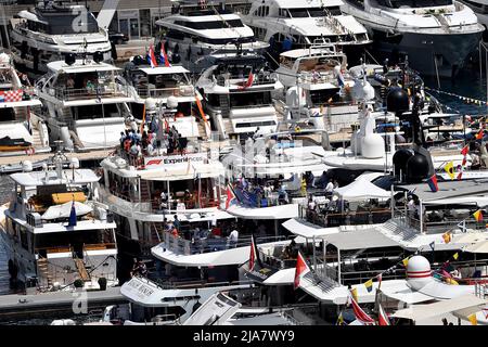 27.05.2022, circuito di Monaco, Monte Carlo, FORMULA 1 GRAN PREMIO DI MONACO 2022&#XA; , im Bild&#XA;Boote und Yachten im Hafen von Monaco. Foto Stock