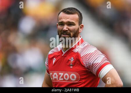 Afon Bagshaw del Galles, durante il gioco Foto Stock