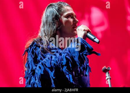 Verona, Italia. 28th maggio 2022. Il cantante italiano Elisa alias Elisa Toffoli durante i suoi concerti live nell'Arena di Verona, per Back to the Future tour 2022 in Heros Festival 2022 Credit: Roberto Tommasini/Alamy Live News Foto Stock