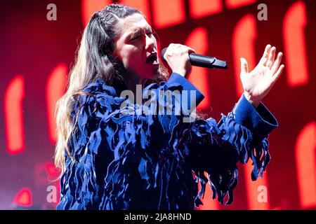 Verona, Italia. 28th maggio 2022. Il cantante italiano Elisa alias Elisa Toffoli durante i suoi concerti live nell'Arena di Verona, per Back to the Future tour 2022 in Heros Festival 2022 Credit: Roberto Tommasini/Alamy Live News Foto Stock