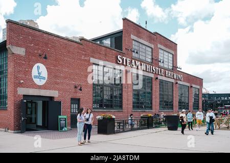 Steam Whistle Brewing edificio a Toronto, Ontario, Canada Foto Stock