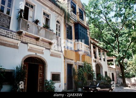 Largo do Boticário (Piazza dell'Apothecario) a Rio de Janeiro, Brasile 1980 Foto Stock