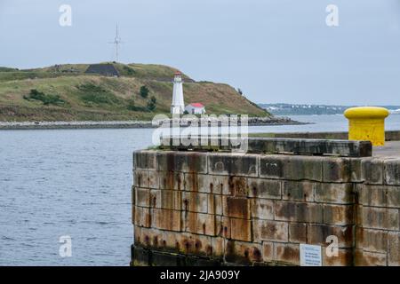 Georges Island a Halifax Bay, Nuova Scozia, Canada Foto Stock