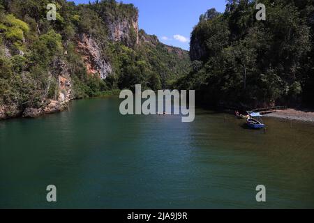 Fiume Boca De Yumuri, Cuba Foto Stock