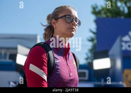 Alcordon, Spagna. 29th maggio 2022. Finale della Queen Cup di calcio spagnola: FC Barcelona vs Sporting de Huelva allo Stadio Municipale di Santo Domingo di ad Alcorcon. Alcorcon, Madrid, 29 maggio 2022 900/Cordon Press Credit: CORDON PRESS/Alamy Live News Foto Stock