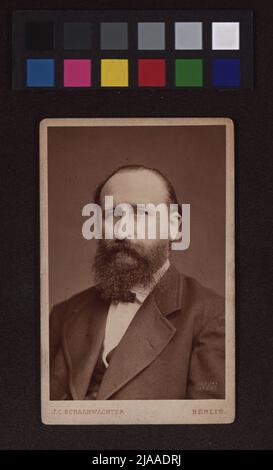 Alfred Edmund Brehm (1829-1884), naturalista. Julius Cornelius Schaarwächter (1847-1904), fotografo Foto Stock