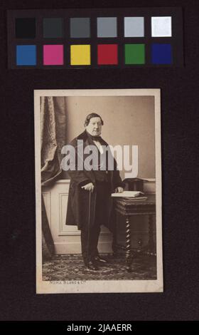 Gioachino Antonio Rossini (1792-1868), Komponist. NUMA Blanc & Co., fotografo Foto Stock