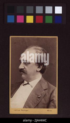 Friedrich von Flotow (1812-1883), compositore. Julius Gertinger (1834-1883), fotografo Foto Stock