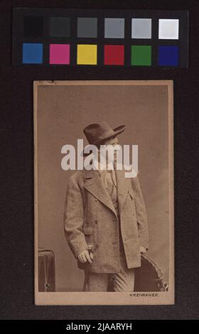 Josef Lewinsky (1835-1907), attore. Rudolf Krziwanek (1843-1905), fotografo Foto Stock