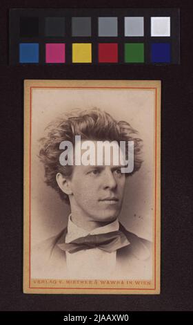 Josef Lewinsky (1835-1907), attore. Miethke & Wawra, Photo Studio Foto Stock