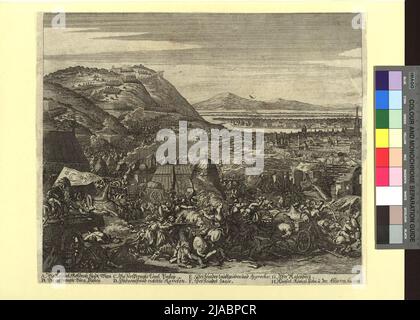 La battaglia di smaltimento di fronte a Vienna il 12 settembre 1683. Sconosciuto Foto Stock