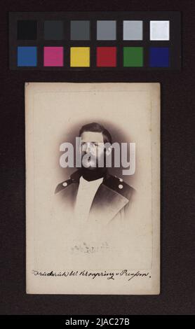 Friedrich Wilhelm Corona Principe di Prussia. Hermann Günther, fotografo Foto Stock