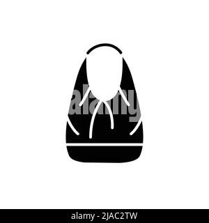 Icona del colore della linea Hobo BAG. Elemento vettoriale isolato. Pittogramma a contorno per pagina web, app mobile, promo Illustrazione Vettoriale