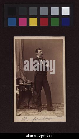 Heinrich Ferstel (1828 - 1883), architetto. Ludwig Angerer (1827-1879), fotografo Foto Stock