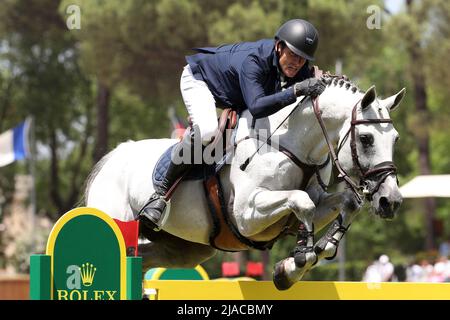 Roma, Italia. 29th maggio 2022. Gregory Wathelet (bel) su Nevados S durante il CSIO 5* Rome Rolex Grand Prix a Piazza di Siena il 29 maggio 2022 a Roma. (Credit Image: © Giuseppe fama/Pacific Press via ZUMA Press Wire) Credit: ZUMA Press, Inc./Alamy Live News Foto Stock