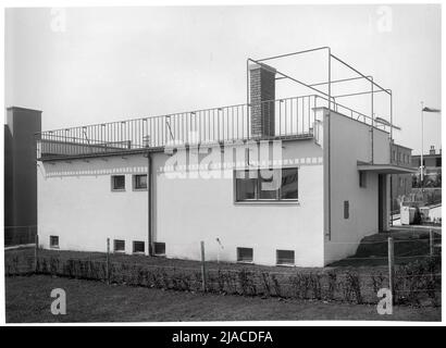 Werkbundsiedlung, Haus 47 (13th, Woinovichg. 9). Martin Gerlach jun. (1879-1944), fotografo, Richard Neutra (1892-1970), architetto Foto Stock