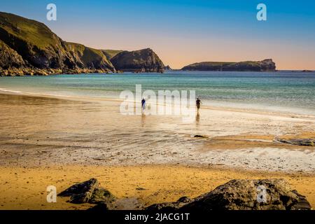 Polurrian Bay, Mullion, Helston, Cornovaglia Foto Stock