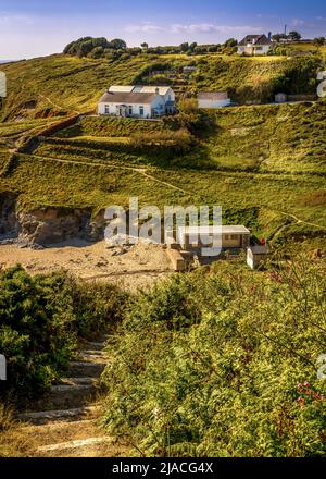 Polurrian Bay, Mullion, Helston, Cornovaglia Foto Stock
