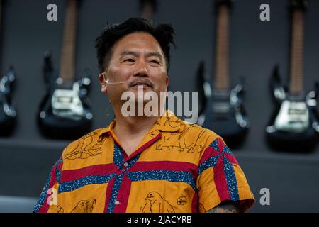 Napa, Stati Uniti. 28th maggio 2022. Roy Choi durante il festival musicale di BottleRock il 28 maggio 2022, al Napa Valley Expo di Napa, California (Photo by Daniel DeSlover/Sipa USA) Credit: Sipa USA/Alamy Live News Foto Stock