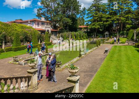 Giardino Italiano, Compton Acres, Poole, Dorset, Inghilterra Foto Stock